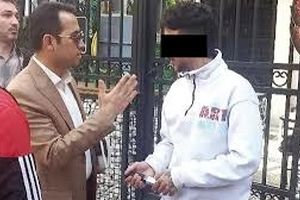 سانتافه سوار چاقو کش صحنه جنایت را بازسازی کرد