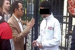 سانتافه سوار چاقو کش صحنه جنایت را بازسازی کرد