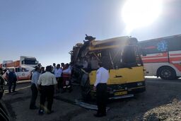 تصادف ‌خونین اتوبوس حامل دانشجویان در جاده سمنان/ اسامی فوتی‌های حادثه اتوبوس حامل دانشجویان