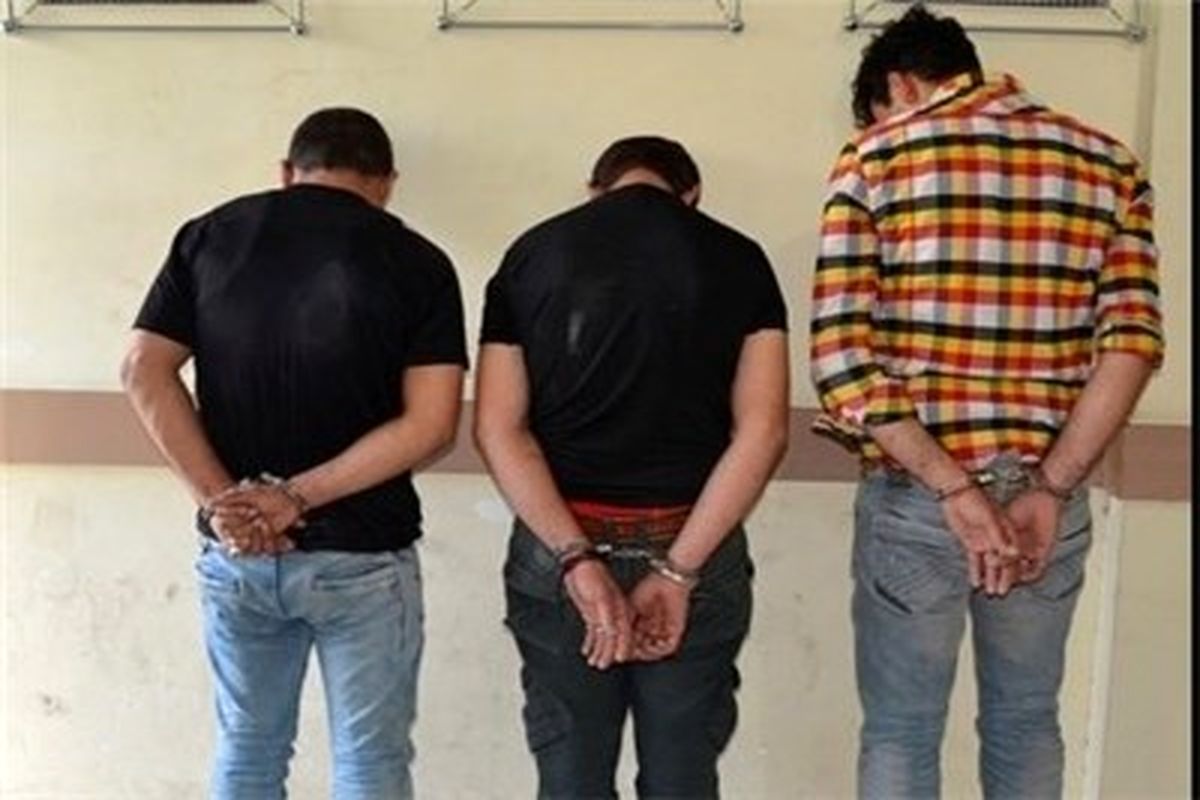 سارقان مسلح در بم به زانو درآمدند