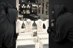 دزدی از جواهرفروشی در شهر سن‌حوزه/ ویدئو