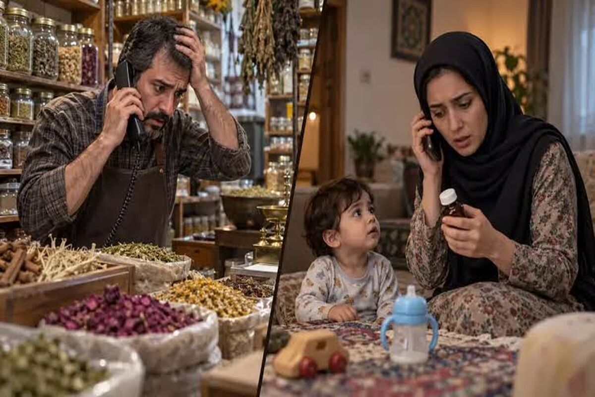 پلیس قبل از اینکه مادر سم به فرزندش بدهد مانع شد/ ویدئو