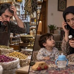 پلیس قبل از اینکه مادر سم به فرزندش بدهد مانع شد/ ویدئو