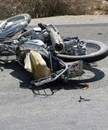 مرگ تلخ 2 مرد جوان موتورسوار زیر چرخ های تریلی در تهران