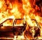 آتش زدن یک خودرو در روانسر/ ویدئو